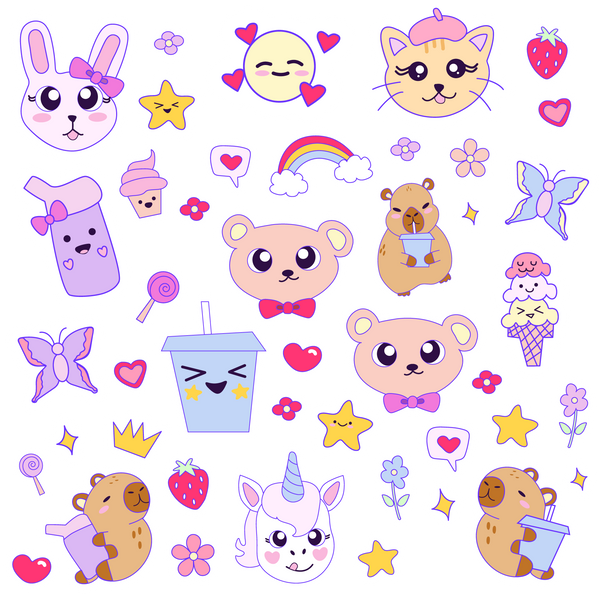Sticker  KIDS Girl DTF UV