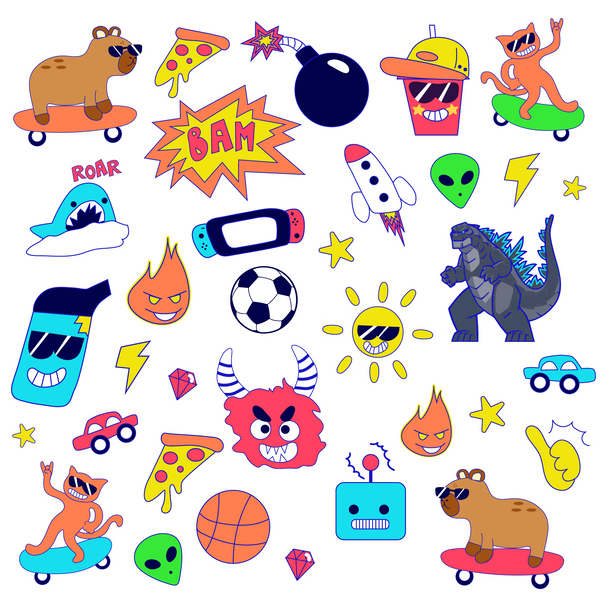 Sticker KIDS Boy DTF UV